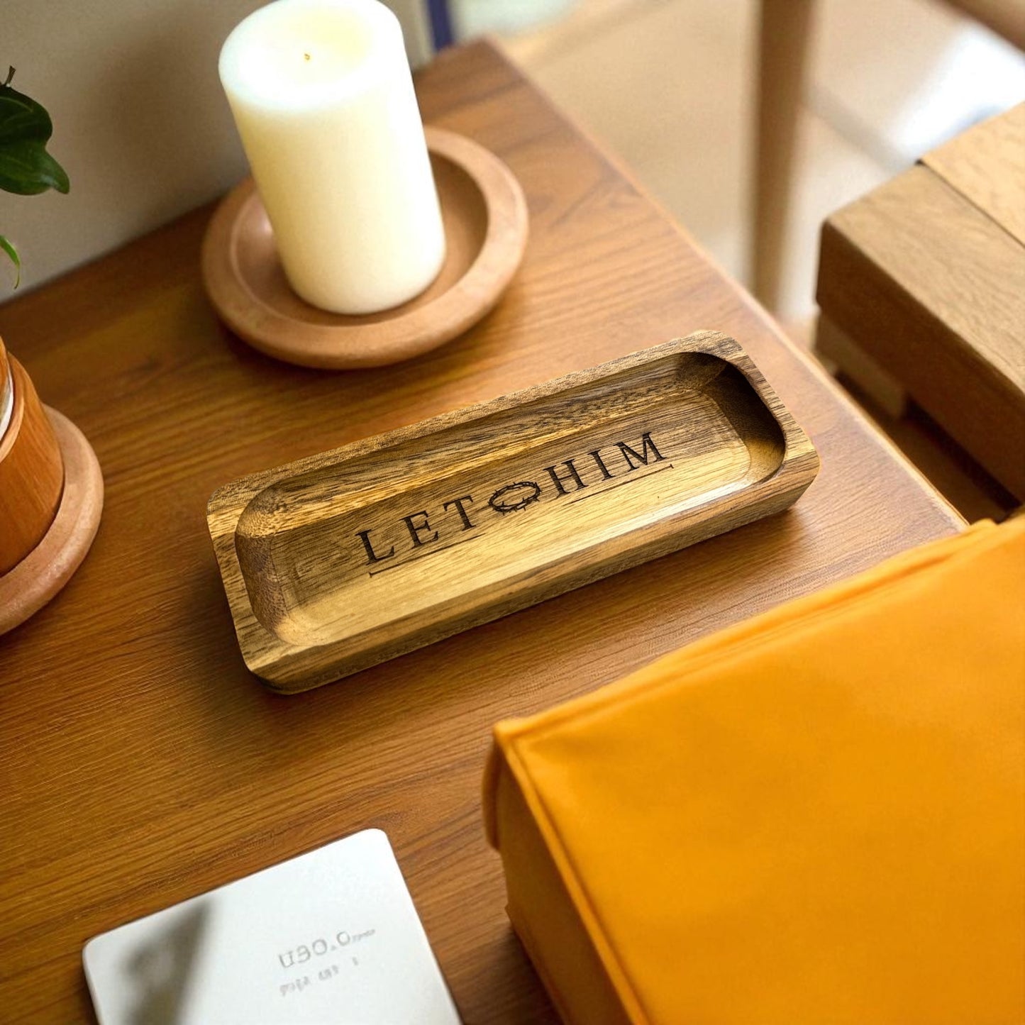 Acacia Personal Faith Tray