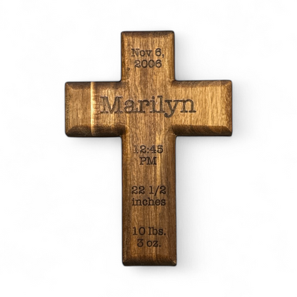 Custom Birth Cross