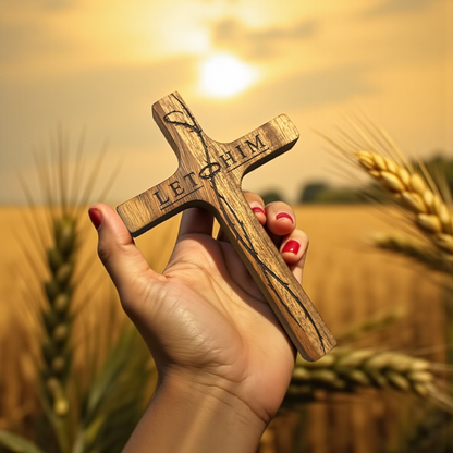 Custom Handheld Prayer Cross