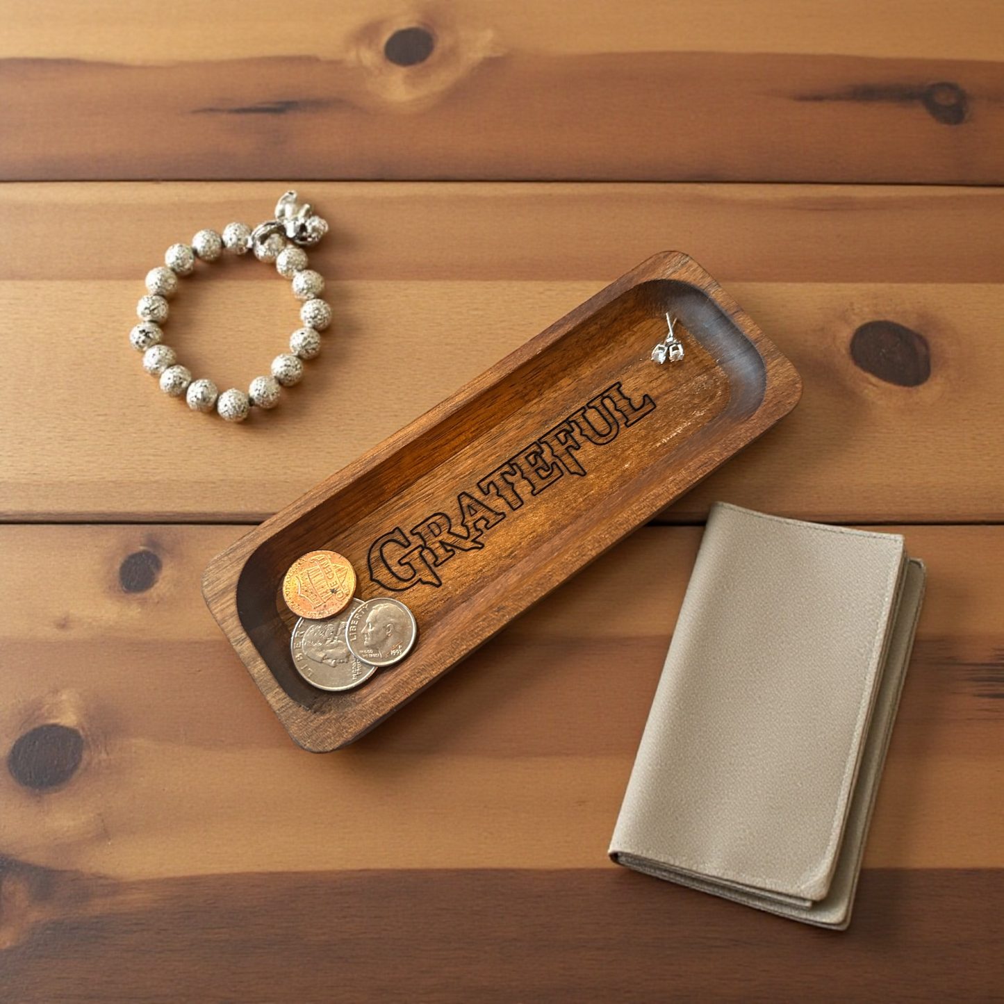 Acacia Personal Faith Tray