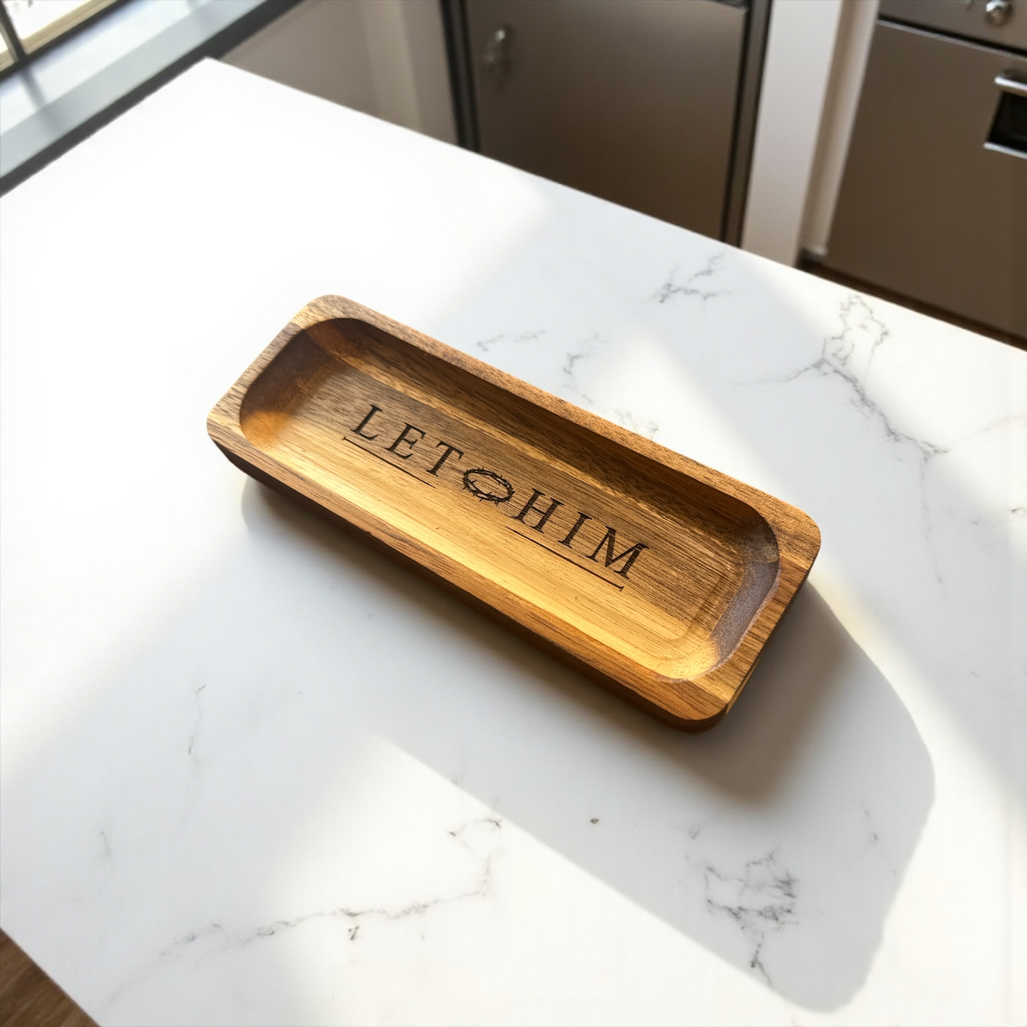 Acacia Personal Faith Tray