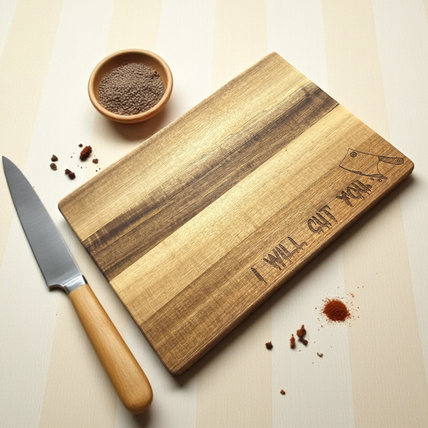 Engraved 100% Acacia Cutting Boards