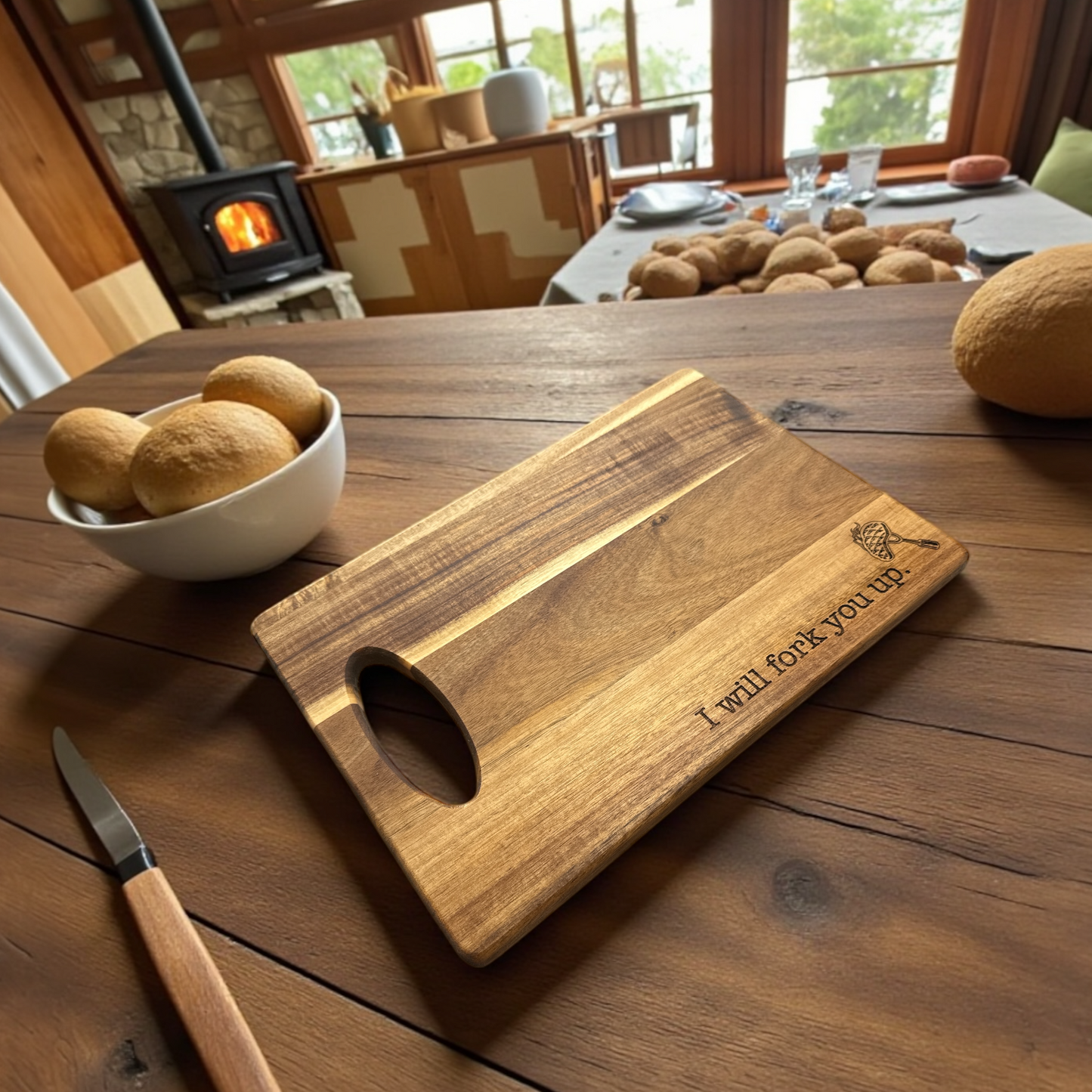 Engraved 100% Acacia Cutting Boards